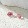 Long Cushion Cut Pink Padparadscha Color Lab Grown Gemstones