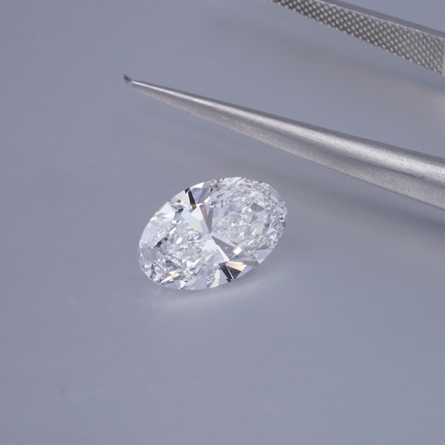 Oval Cut 0.5ct 1.0ct VVS HPHT Lab Grown Diamond With IGI