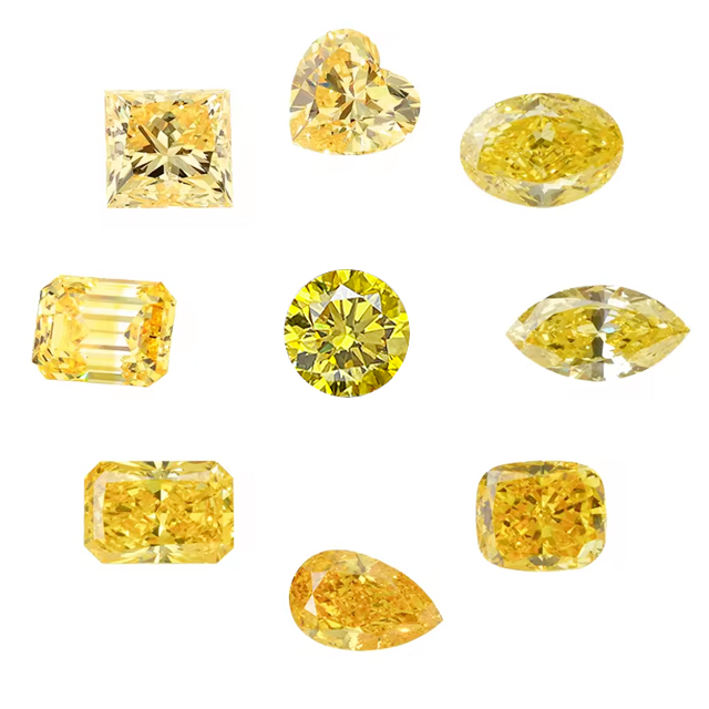 FANCY YELLOW Diamond VS VVS HPHT Lab Grown Diamond na may IGI