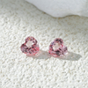 Heart Cut Pink Padparadscha Color Lab Grown Gemstones