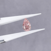 Vivid Pink Pear Cut VVS Lab Grown Diamond na may IGI