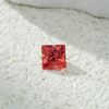 Princess Cut Pink Padparadscha Color Lab Grown Gemstones