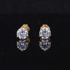 18K Yellow Gold Martini Set 1 Carat TW Lab Grown Diamond Earring