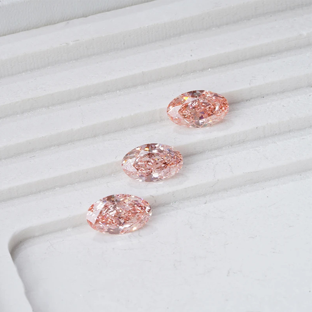 Magarbong Hugis Pink VVS VS Loose Lab Grown Diamond para sa Alahas