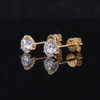 18K Yellow Gold Martini Set 1 Carat TW Lab Grown Diamond Earring